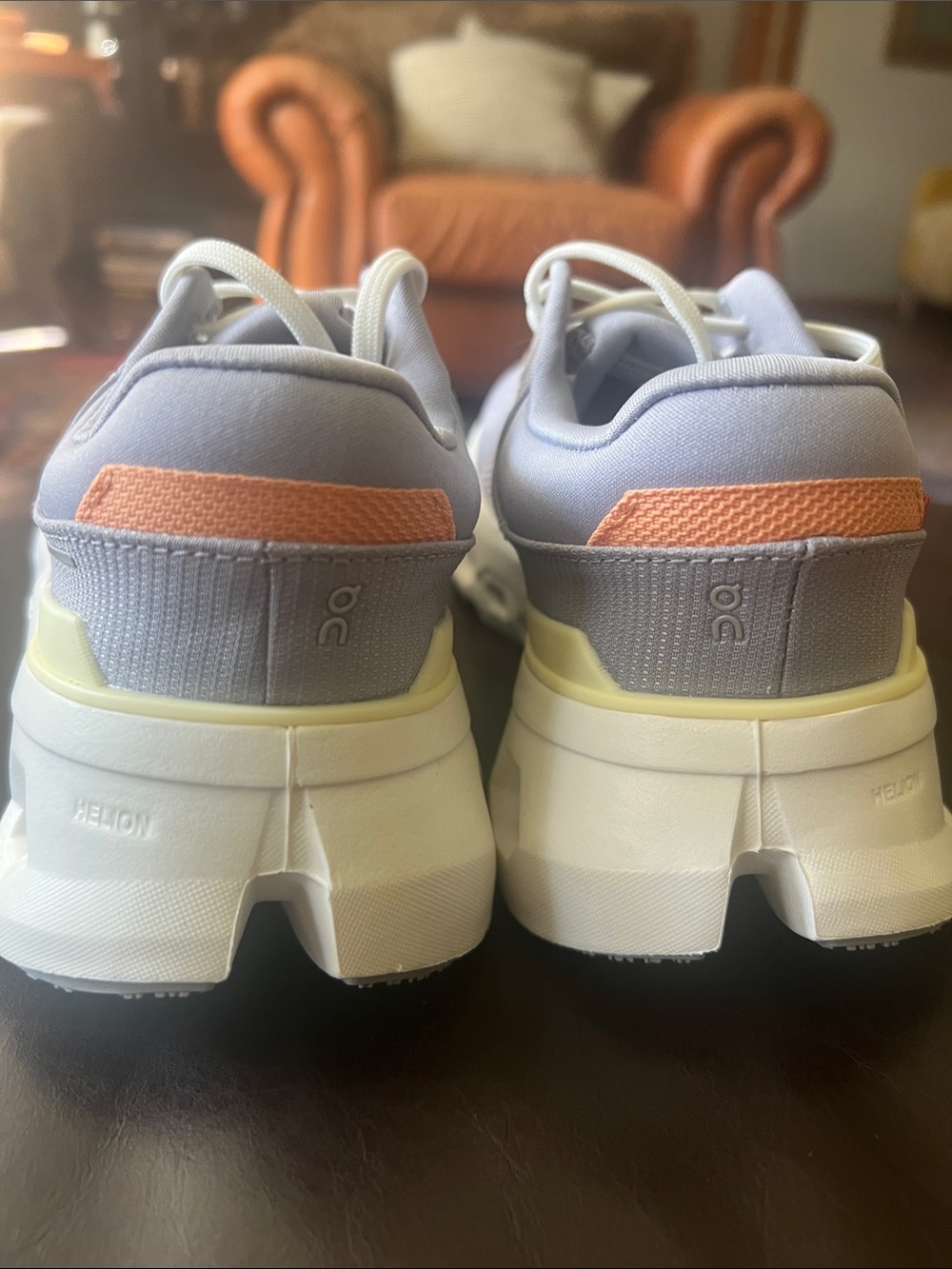 On Cloud Runner. Light Lavender Cloudrunner Sneakers with Neutral Laces - Picture 3 of 6